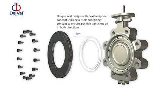 DelVal Series 44/45 - High Performance Double Offset Butterfly Valves