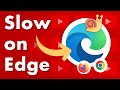 Why YouTube running Slow on Edge, Chrome or Firefox (Explanation & Fix)
