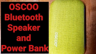 Oscoo Bluetooth Speaker and Power Bank Review