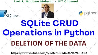 Python Programming for Beginners | Database Programming: SQLite in Python - Deletion of the Data