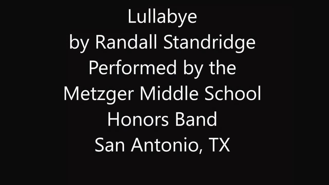 Lullabye By Randall Standridge Youtube
