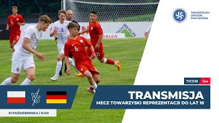 Polska - Niemcy | Mecz towarzyski reprezentacji do lat 16