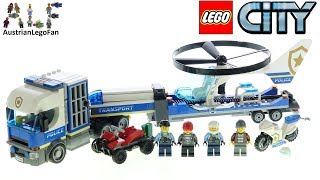 LEGO City 60244 Police Helicopter Transport - Lego Speed Build Review