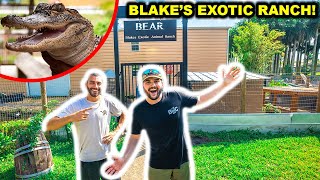 Exploring a DANGEROUS Exotic Animal Ranch in FLORIDA!!! (ft. Blake's Exotic Animal Ranch)