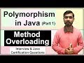 Polymorphism In Java (Part 1) ||  Method Overloading in Java