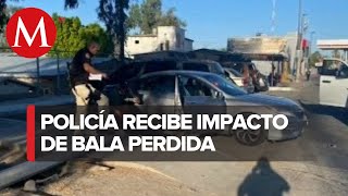 Policía de BC resulta herido durante ataque a balazos a pareja; agresores huyen a Sonora