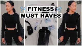WHAT'S IN MY GYM BAG + FITNESS MUST HAVES | Marie Jay