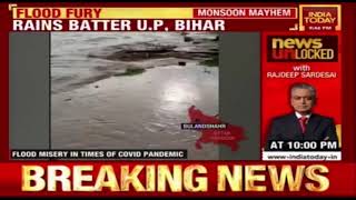 Monsoon Mayhem: Heavy Rainfall Continues To Wreak Havoc In UP, Bihar