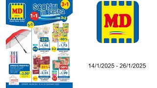 Volantino MD Discount - dal 14 al 26 gennaio 2025