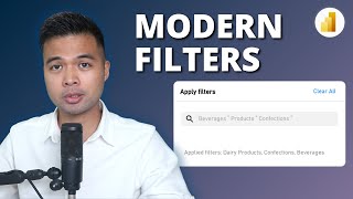 MODERN FILTERS AND SEARCH BAR using NATIVE VISUALS in Power BI // Step by Step Guide