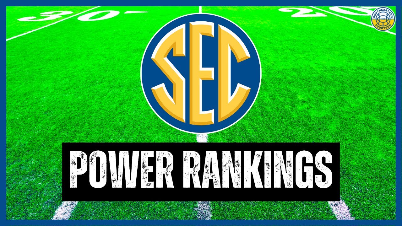 SEC Football Power Rankings: Week 12 Edition - YouTube