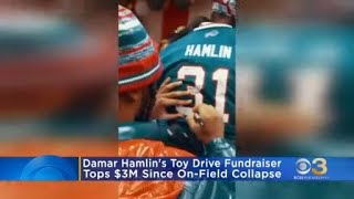 Damar Hamlin's toy drive raises $3 million after on-field collapse
