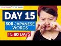 Day 15: 150/300 | Learn 300 Japanese Words in 30 Days Challenge