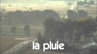 Aprenda el vocabulario francés # la pluie