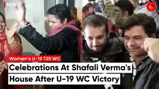This is how Shafali Verma's family celebrated the Indian team's Women’s U19 T20 World Cup victory