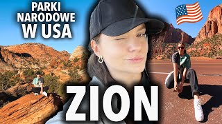 PARKI NARODOWE w USA: Dzień w ZION (Utah) - jest tu przepięknie! | USA VLOG