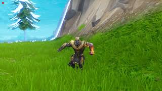 thanos after a fortnite win dab popcor - thanos doing fortnite emotes gif