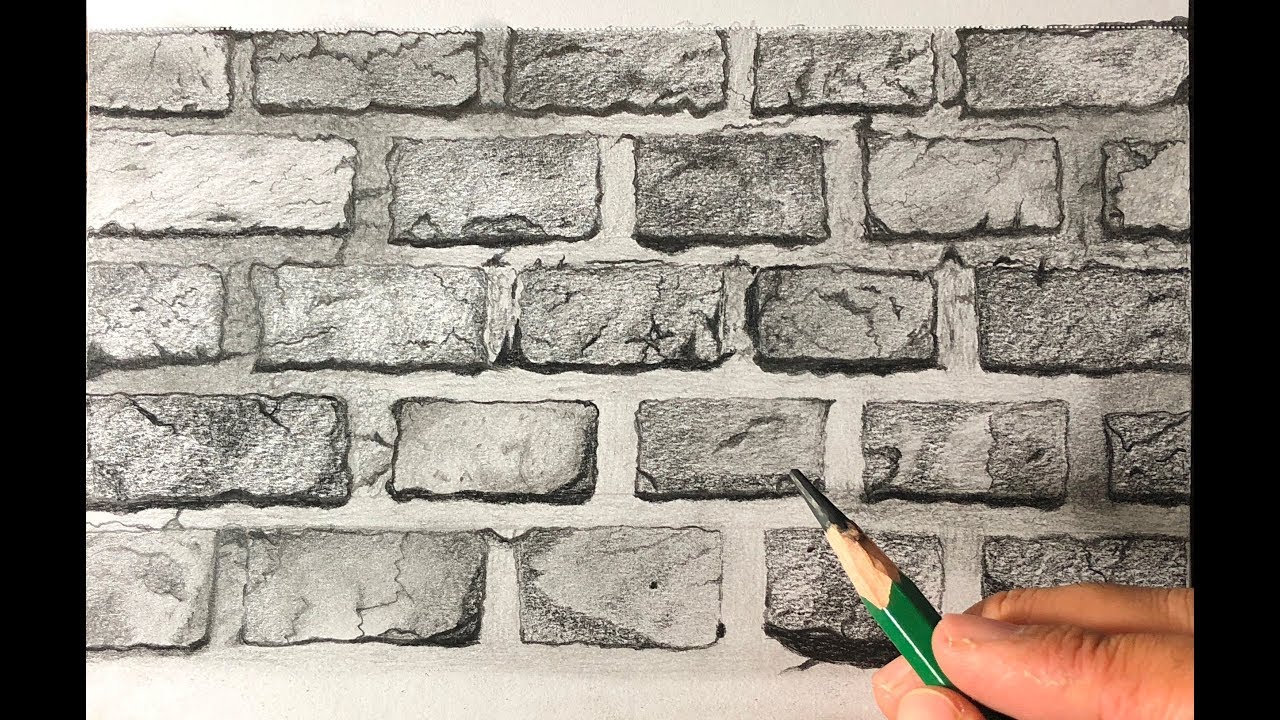 How To Draw Realistic Bricks
