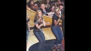 This is what happens when ''Beyonce and Mariah Carey'' are on the same stage #mariahcarey #beyonce