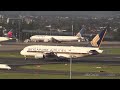 sydney airport morning spotting from the domestic carpark