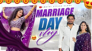 పెండ్లి రోజు సరదాగా ఇలా...❤️ | Marriage day vlog | చిన్న చిన్న సంతోషాలు | swathi styles and vlogs ❤️