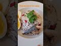 Thai mackerel rice salad (Khao yum platoo)