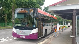 LOUD ZF [SBST] Ride on SBS8942E on Service 174 . Scania K230UB Euro 5 Batch 1