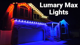 Installing \u0026 Comparing Lumary Permanent Outdoor Lights Max