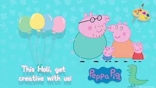 Peppa Pig | Holi with Family | #HoliWithPeppa