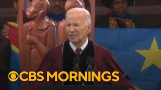 Biden faces protest over war in Gaza during Morehouse commencement speech