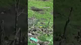 Ukrainian Forces in Humvees storm Russian. Counterattack, drone footage! #warinukraine #shorts