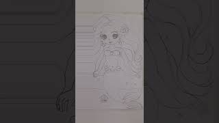 Cute Mermaid Pencil drawing #Cute #Mermaid #pencildrawing #art #pencilsketch #shortvideo #shorts