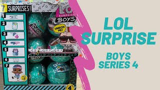 LOL Surprise Boys Series 4  Case Unboxing Toy Review | TadsToyReview