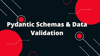 Python FastAPI Tutorial #8 Pydantic Schemas & Data Validation FastAPI Tutorial