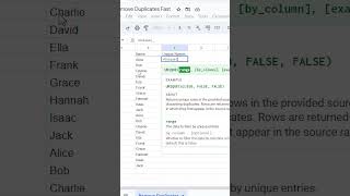 Quick Guide: Removing Duplicates in Google Sheets #googlesheets