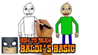 How to Draw Baldi's Basic for Beginners | Step-by-Step Tutorial