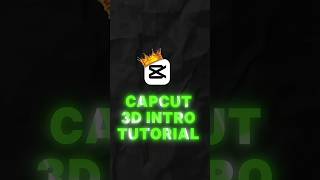 CAPCUT 3D INTRO TUTORIAL ||