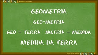 Aula 028 - O que é geometria