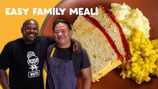 Family-Style Chicken Meatloaf with Creamed Corn \u0026 Mashed Potatoes | Winning Mealtime