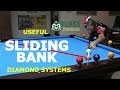 DIAMOND SYSTEMS for Aiming LARGE-ANGLE Sliding Bank Shots into Corner and Side Pockets