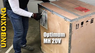 Optimum MH 20V | unboxing, milling machine | knife making episode 94