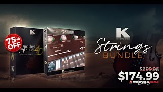 75% OFF Kirk Hunter Studios Strings Bundle (Virtuoso Ensembles \u0026 Spotlight Strings 4D)