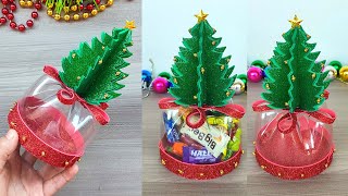 Lindo dulcero navideño con solo dos materiales 🎄 ideas fáciles para navidad