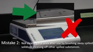 Water Sciences Laboratory Tutorial: Video Balance Common Mistakes