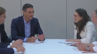 Sánchez busca el apoyo de Compromís para una nueva investidura