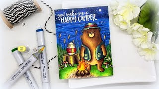 Campfire Light with Copic Markers: Rambling Day Recap