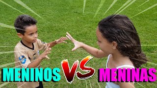 Meninos vs Meninas SÓ DESAFIO 1 x 1