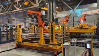 🤖Our positioners and linear rails are matched with KUKA welding and handling robots.