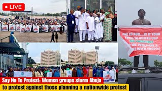 Live Protest In Abuja Nigeria Today As Market Women Protest Against Verydarkman, Nigerians React.