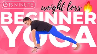 Yoga for Beginners Weight Loss & Toning 🔥 15 min BURN